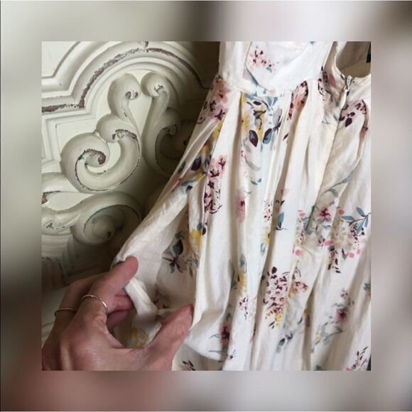 MANGO flower midi dress  - Picture 8 of 10